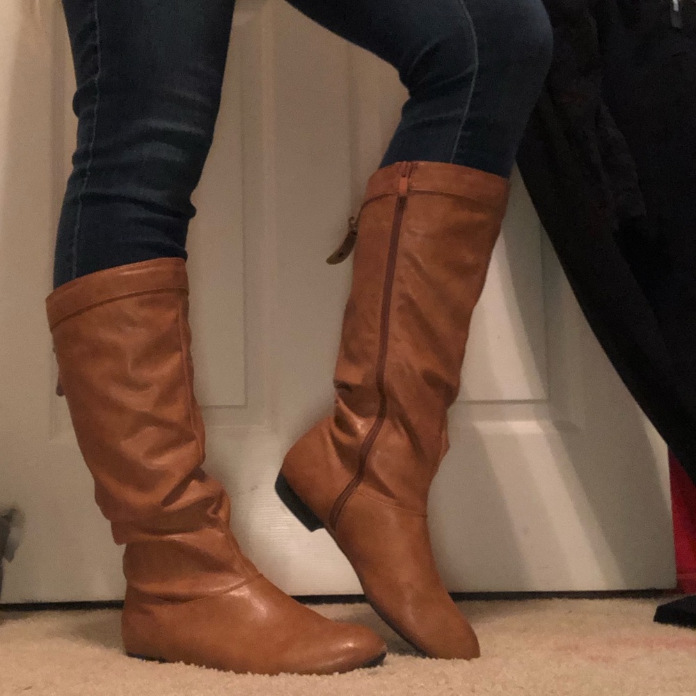 Brown boots